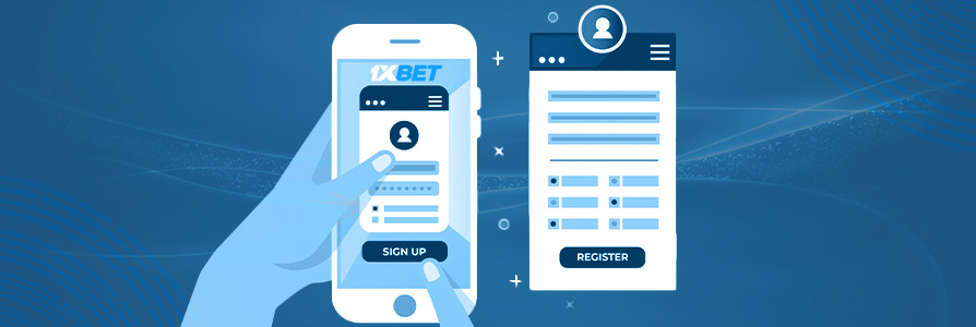How to register 1xBet via SMS or Website.